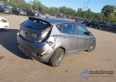 2014 Hyundai Accent Se z USA, uszkodzony, nr VIN KMHCU5AE3EU148146